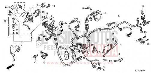 WIRE HARNESS SH150C de 2012
